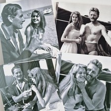 BRIGITTE BARDOT Fotos KIRK DOUGLAS Cannes 1953 ERROL FLYNN Filmfestival 