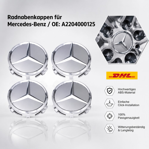 Für mercedes benz 75mm - für, mercedes-benz