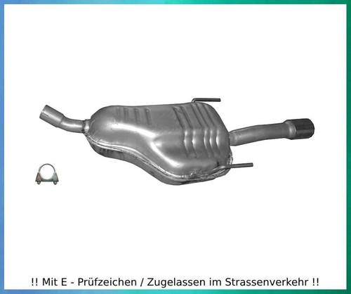 Endschalldämpfer für opel - endschalldämpfer,