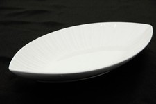 Servierplatte oval Porzellan