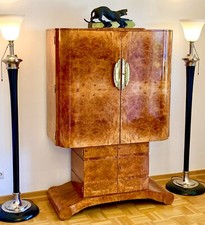 Original Art Deco Bar Ray Hille Barschrank Schrank restauriert meuble furniture