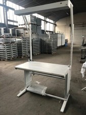 Profi Werkbank 220 x 129 x 77 cm Arbeitstisch höhenverstellbar Werktisch massiv 