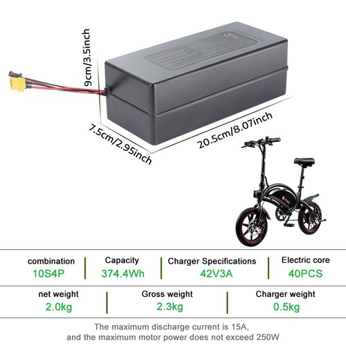 Bike akku 36v 10ah - li-akku,