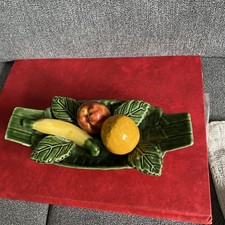 VINTAGE Majolika Obstschale