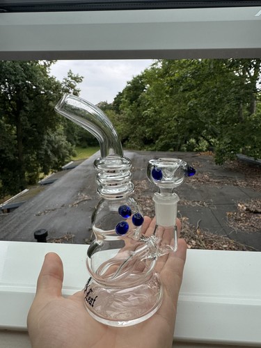 Black leaf bong mini - bong, bubbler