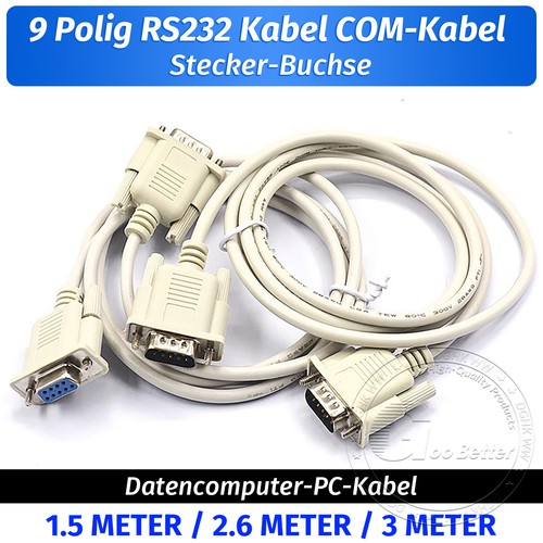 Rs232 kabel polig - kabel, 9