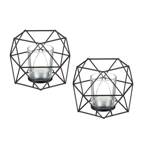Teelichthalter 2er set - teelichthalter,