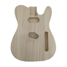 New Electric Guitar Body Paulownia Wood DIY Guitar Project Bolt on Heel