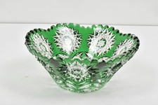 Kristall Schale Grün
