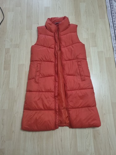Damen weste orange cardigan - damen,