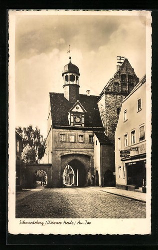 Ansichtskarte schmiedeberg - ansichtskarte,