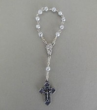 Rosenkranz silberfarbene