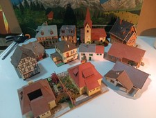 Faller Vero ? Konvolut 12x Häuser,Kirche Spur N Anlagenrückbau  I5