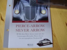 Pierce-Arrow - Silver-Cars-Collection - Atlas-Collection - 1:43-NEU+OVP!!!