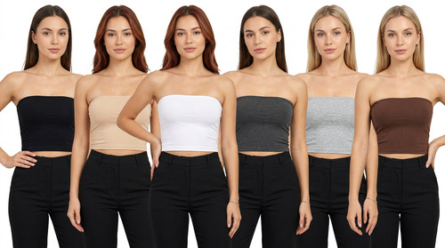 Damen tube top bandeau - damen,