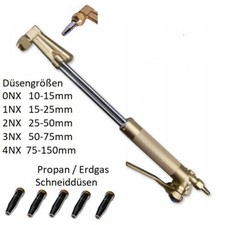 Schneidbrenner 50 , 75cm Schrottbrenner Schneiddüse Erdgas / Propan 10 bis 150mm