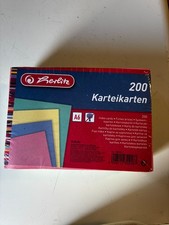 Herlitz A6 Karteikarten 200