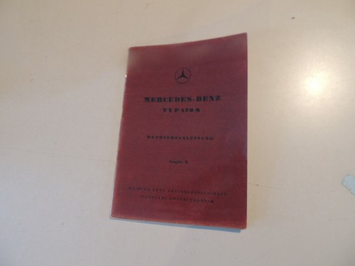 Mercedes benz typ 170 - typ, s