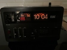 ELAC RD 200  Radiowecker Klappzahlenuhr sehr selten