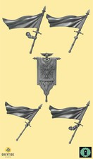 Blood Angels Banner - BITS MULTILISTING - Greytide Studio - Crimson Lords