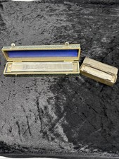 C671 Hohner Mundharmonika Konvolut Echo Antik Blechbox Rheingold OVP