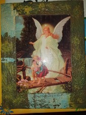 Natur Schutzengel Bild Kinder Im WALD mit Wald Rahmung