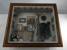 Diorama Golf Sport Schaukasten ca. 39 x 34,5 x 7 cm Vintage Wandbehang