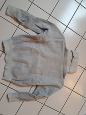 Da-Pulli  kurz Gr.36,  hellgrau, Angora, Medima,  Rollkragen