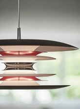 neuwertige Design Pendelleuchte Belid Deckenlampe Deckenleuchte Diabolo 50cm E27