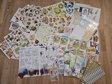 3D Karten Bastelset Schneidebögen Stanzbögen Glitzer Sticker Deko Le Suh