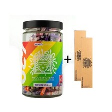 420er MEDUSA MIXED Aktivkohle Filter, Tip, Aktiv Slim Ø 6mm + 2-mal Papers, NEU!