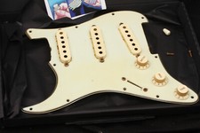 LEFTY Smoked style Aged 62' style Strat® Green Guard Assembly