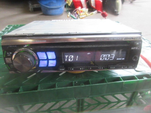 Alpine cde 9874 player - alpine, cd-player