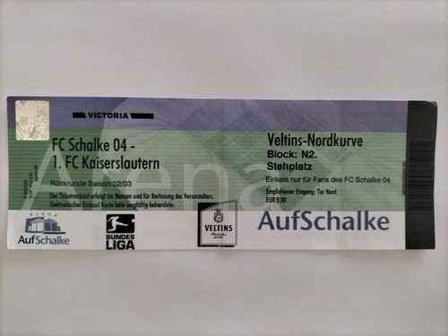 Sammler ticket schalke - ticket, 02/03