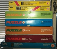7 x ASS Puzzle 1000/1500/500