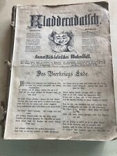KLADDERADATSCH humoristisch - satirisches WOCHENKALENDER BLATT 48. JAHRGANG 1895