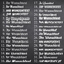 WUNSCHTEXT Aufkleber, diverse