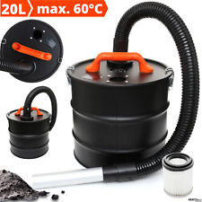 Ascheseparator Ascheabscheider Aschefilter für Staubsauger Ofen Grill 20L 60°C