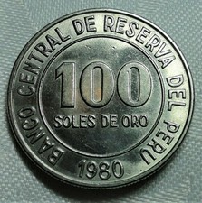 PERU - 100 SOLES DE ORO - 1980