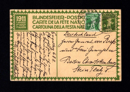 Schweiz 1911 bundesfeier - 1911,