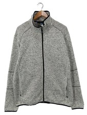 NORDBLANC Fleecejacke Damen Jacke Gr. DE 46 hellgrau Casual-Look