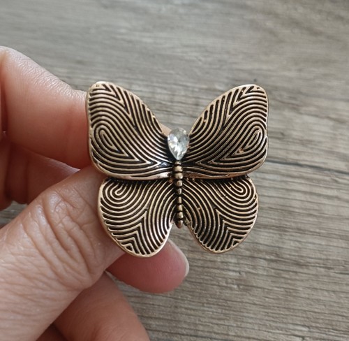Vischmetterling brosche - vischmetterling,