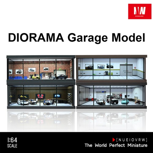 Diorama 64 garagemodell - diorama, 1/43/64