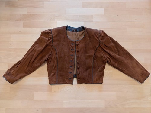 Kurze lederjacke wildleder - kurze,