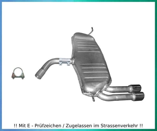 Endschalldämpfer für audi - für,