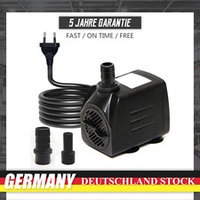 Tauchpumpe Teichpumpe Springbrunnen Wasserspielpumpe Elektrisch Pump 600L/H 10W