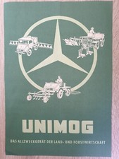 Prospekt Mercedes Benz Unimog Brochüre Werbung 