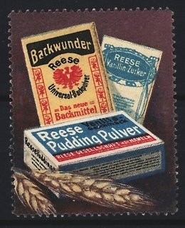 Reklamemarke reese back und - reklamemarke, back-