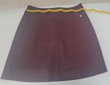 Saia couro marc cain - saia,
