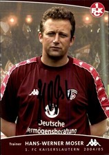 Autogrammkarte Trainer Hans